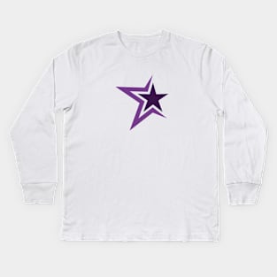 Stargirl/Starboy purple version Kids Long Sleeve T-Shirt